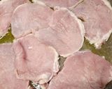 A picture of step 1 of Pork in a Marsala sauce.