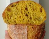 Foto langkah ke 22 dari resep Kunyit Jinten Hitam Italian Herbs Sourdough Bread (Oven Tangkring).