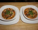 Foto del paso 3 de la receta: Sopa de porotos blancos con champiñones. Jon style