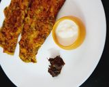 A picture of step 3 of Cucumber pan chila.