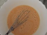 Tortillica de patata rellena de jamón y queso al ajillo