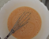 Foto del paso 2 de la receta: Tortillica de patata rellena de jamón y queso al ajillo