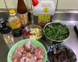 三杯雞米血的食譜步驟1照片