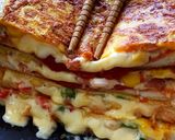 A picture of step 12 of Pocket pizza toast.