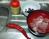 A picture of step 1 of Dim Sum - Chinese Steamed Ribs with Garlic Black Beans 豆豉蒜蓉蒸排骨.