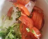 A picture of step 17 of Beetroot Felafel Sandwich with Feta cheese salad.