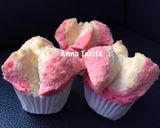 Foto langkah ke 7 dari resep Bolu Kukus Mekrok Kocok All in One First Trial.