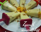 A picture of step 3 of Mango Kulfis.