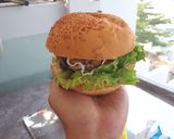 Hình bước làm 7 của món Hamburger heo bò nhà làm