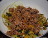 A picture of step 13 of Cabbage rice (kalam polow Shirazi).