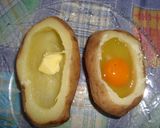 Tojással töltött burgonya recept fázis 3 fotója