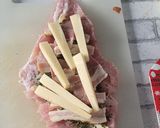 Sertéscomb sonkával szalonna és sajt recept fázis 2 fotója