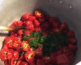 Une image de l'étape 9 de Sauces aux piments antillais à la citronnelle,sarriette,oignons,ail et persil.