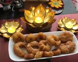 A picture of step 7 of Designer BALUSHAHI or BADUSHA.