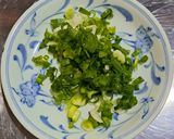 Hình bước làm 1 của món Trứng cuộn trái tim