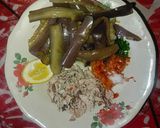 Foto langkah ke 5 dari resep Sambal Terong Rebus (Dabu-Dabu lo Poki-Poki) Gorontalo.