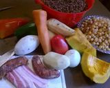 Foto del paso 1 de la receta: Guiso de lentejas y garbanzos