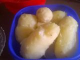 Ñoquis de papas con salsa de pollo y chorizos! 