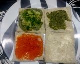 A picture of step 3 of Tri - Colour Sandwich.