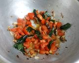 A picture of step 4 of Peas Potato Kootu.