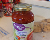 A picture of step 1 of Chicken parmesan.