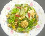 Foto langkah ke 7 dari resep Tumis Sawi Putih Buncis.