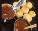 Foto del paso 10 de la receta: Chocolate caliente y pancitos de orégano 🥰❤