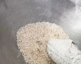 A picture of step 2 of Puffed Rajgira seeds.