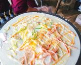 Hình bước làm 4 của món Bánh crepe xúc xích