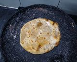 A picture of step 4 of Radish Parotta.