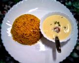 A picture of step 5 of Gujarati Sweet and Sour Kadhi.