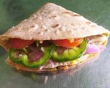 A picture of step 4 of Trending Roti Wrap.