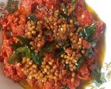 A picture of step 4 of Ripened red chillies chutney.