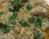 A picture of step 8 of Mughlai Beef.