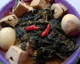Foto langkah ke 5 dari resep Gulai telur tahu daun singkong.