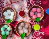 রঙিন রসগোল্লা (Rongin rosogolla recipe in Bengali) রেসিপি ধাপ - 8 ছবি