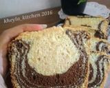 Foto langkah ke 6 dari resep Bolu Air 1 Telur Oil Free (tanpa minyak) aka marmer cake.