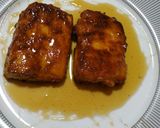 A picture of step 6 of Fried Feta with Honey.