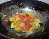 A picture of step 4 of Masala Pasta.