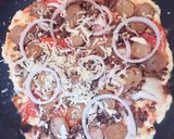 Foto langkah ke 7 dari resep Pizza Panggang Teflon (No Mixer, No Oven) 🍕🍕.