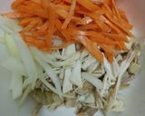 Hình bước làm 8 của món Gỏi gà ngũ sắc