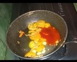 Foto langkah ke 3 dari resep JAMUR ENOKI TELUR DADAR, SAOS SAMBAL ‼️.