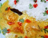 आलू लच्छा पकौड़ा कढी (Aloo lachha Pakoda kadhi recipe in Hindi) रेसिपी चरण 7 फोटो