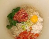 Foto langkah ke 2 dari resep Pepes tahu teri & jamur tiram.