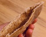 Hình bước làm 1 của món Bánh Mì Pita Nhân Chả Lụa Chà Bông