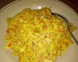 Foto langkah ke 5 dari resep Nasi goreng kuning udang rebon (ricecooker).