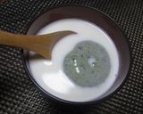A picture of step 4 of Sweet Red Bean Soup with Amazake and Daifuku for One.