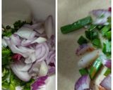 A picture of step 3 of Onion paratha.