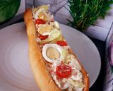 Une image de l'étape 3 de Sandwich fraîcheur au surimi et crudités 😋 #janvier.