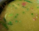 A picture of step 1 of Dalkhichdi with mix vegs.
